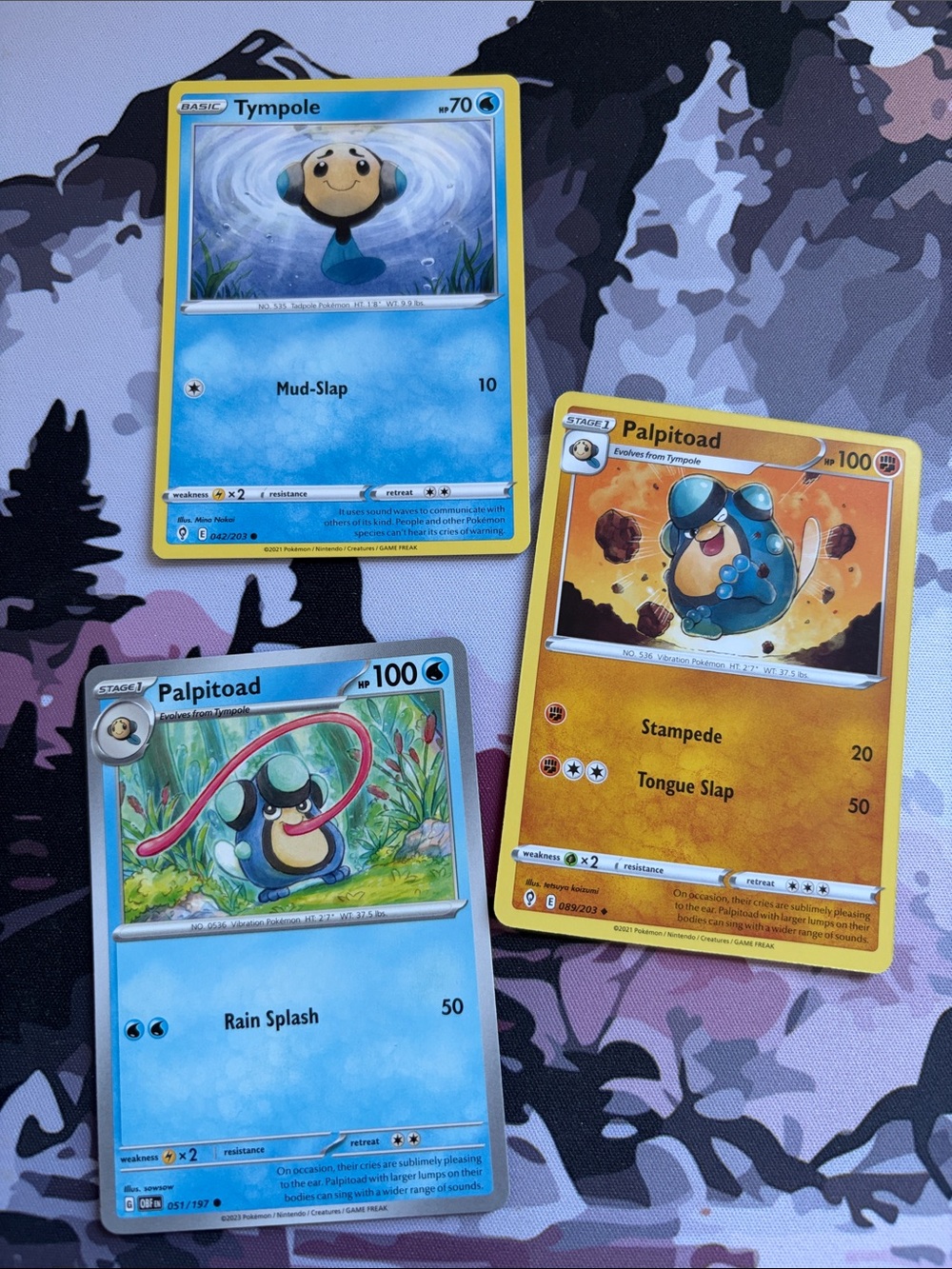 Tympole & Palpitoad Evolution Collection Lot | 3 Pokémon Cards | ✨5/$25✨